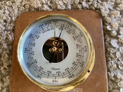 Scheepsbarometer Maxant., Audio, Tv en Foto, Weerstations en Barometers, Gebruikt, Barometer, Ophalen of Verzenden