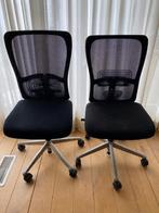 Haworth bureau stoel 2x / 2 stuks / zonder armleuning zwart, Ophalen, Gebruikt, Zwart, Bureaustoel