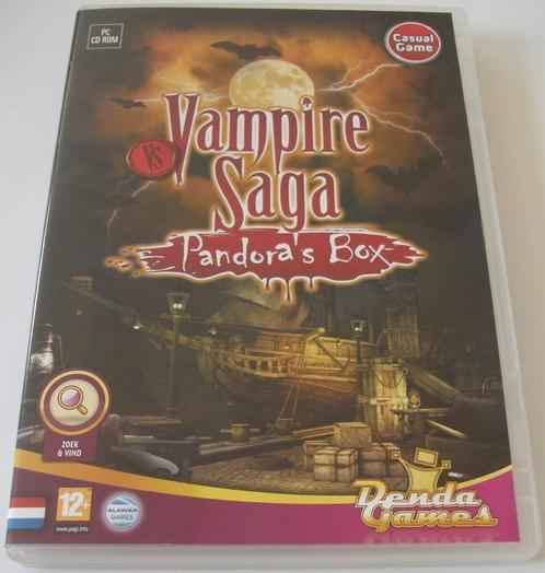 PC Game *** VAMPIRE SAGA 1 *** Pandora's Box, Spelcomputers en Games, Games | Pc, Zo goed als nieuw, Puzzel en Educatief, 1 speler