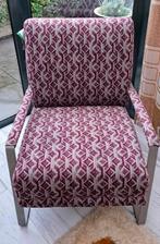 Italiaans design loungezetel, Huis en Inrichting, Fauteuils, Ophalen, Zo goed als nieuw, Metaal, 50 tot 75 cm