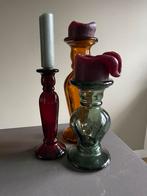 Zara Home Kandelaars met HEMA Kaarsen, Overige materialen, 25 tot 50 cm, Ophalen of Verzenden, Zo goed als nieuw