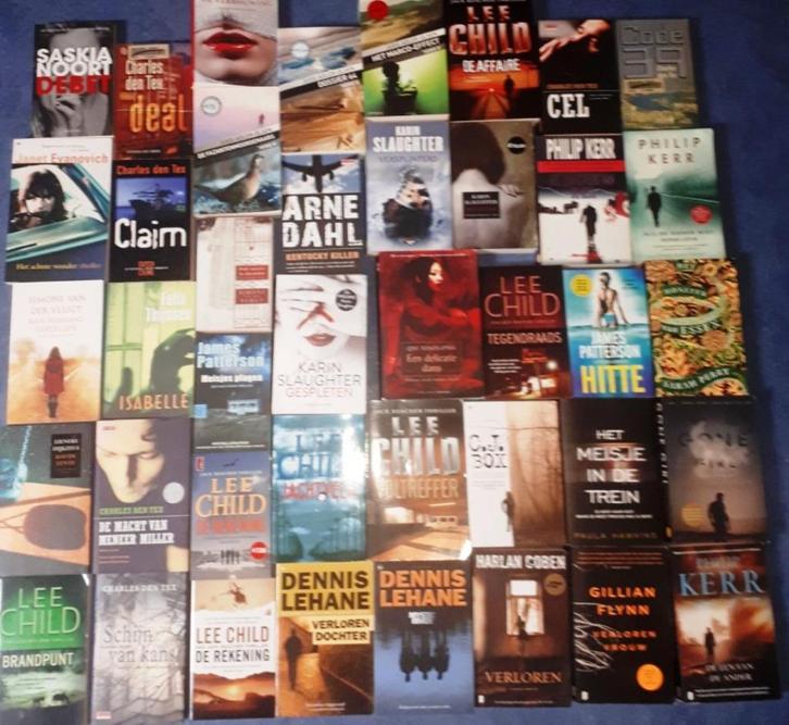 SALE (nl)LeeChild,HarlanCoben,DennisLehane,DeonMeyer,PhilKer, Boeken, Thrillers, Zo goed als nieuw, Ophalen of Verzenden