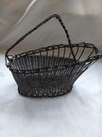 FLESSENMAND metal-blanc, ca 21 cm hoog, uit Frankrijk, Antiek en Kunst, Ophalen of Verzenden