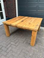 Robuuste massieve eiken tafel, Huis en Inrichting, Tafels | Eettafels, Gebruikt, 100 tot 150 cm, 200 cm of meer, Ophalen of Verzenden