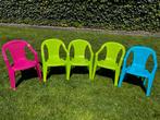 5 kinder tuinstoelen, Ophalen of Verzenden, Gebruikt, Kunststof
