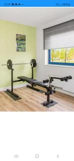 Kettler halterbank zeer stevig, Sport en Fitness, Fitnessapparatuur, Krachtstation, Metaal, Zo goed als nieuw, Ophalen