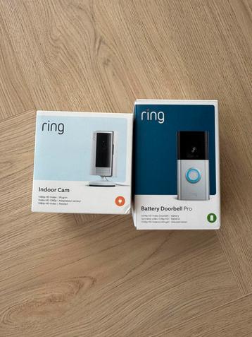 Ring battery doorbell pro + indoor cam set beschikbaar voor biedingen