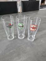 Oude bierglazen Heineken, Verzamelen, Glas en Borrelglaasjes, Ophalen of Verzenden, Zo goed als nieuw, Bierglas