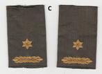 Set rangen epauletten Majoor (C), Ophalen of Verzenden, Landmacht, Nederland, Embleem of Badge