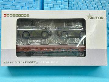Marklin 4Mfor 46953 wagon met 2 Fennek nieuw!!!!!!! beschikbaar voor biedingen