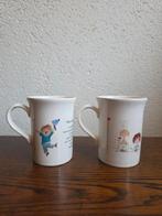 2 Annie M.G. Schmidt Mokken - Floddertje & Pluk, Keramiek, Ophalen of Verzenden, Zo goed als nieuw, Overige stijlen