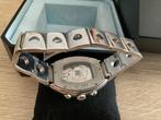 Uurwerk baume en mercier, Sieraden, Tassen en Uiterlijk, Horloges | Heren, Leer, Staal, Polshorloge, Zo goed als nieuw