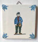 Workum vintage keramische verzamel tegel. Gaaf., Antiek en Kunst, Antiek | Wandborden en Tegels, Ophalen of Verzenden