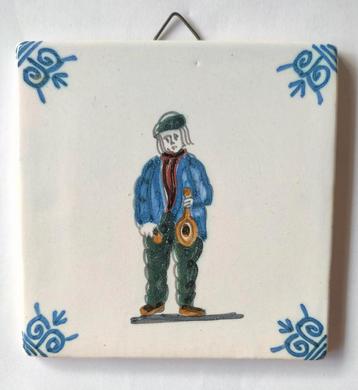 Workum vintage keramische verzamel tegel. Gaaf. beschikbaar voor biedingen