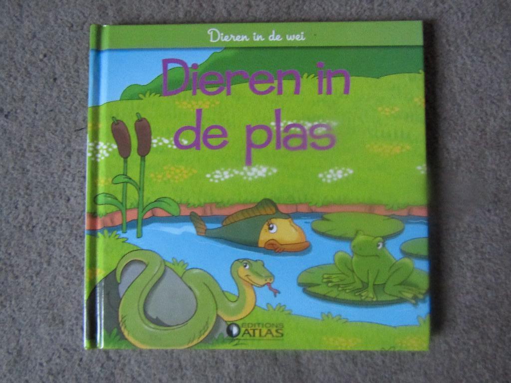 Boek: Dieren in de wei - Dieren in de plas, Boeken, Kinderboeken | Jeugd | onder 10 jaar, Gelezen, Editions Atlas, Fictie algemeen