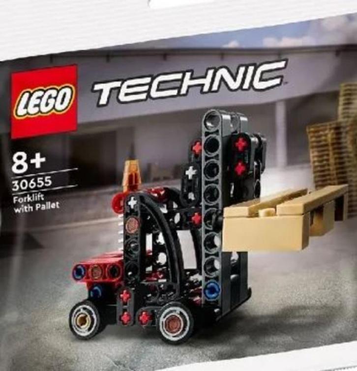 NIEUW LEGO Technic 30655, VorkHeftruck met Pallet, Kinderen en Baby's, Speelgoed | Duplo en Lego, Nieuw, Lego, Complete set, Ophalen of Verzenden