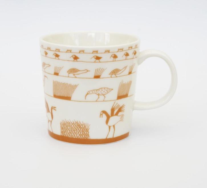 IIttala Oiva Toikka mok / beker -  Birds  (2010), Huis en Inrichting, Keuken | Servies, Zo goed als nieuw, Kop(pen) en/of Schotel(s)