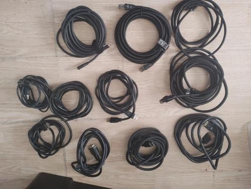 hdmi  dvi 2.1 8K Usb-C Cat 7 Cat 8 DP kabels Usb2.0 USb 3.0, Computers en Software, Pc- en Netwerkkabels, Gebruikt, Ophalen of Verzenden
