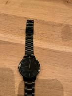 Oozzoo Heren Polshorloge - Zwart, Sieraden, Tassen en Uiterlijk, Horloges | Heren, Staal, Polshorloge, Zo goed als nieuw, Ophalen