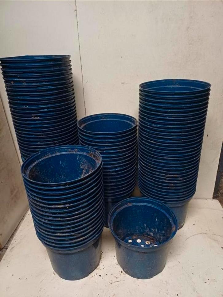 Kweekpotten plantenpotten bloempotten 5 liter, Tuin en Terras, Bloempotten, Gebruikt, Kunststof, Minder dan 40 cm, Minder dan 25 cm
