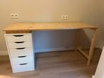 Bureau met IKEA ALEX ladenkast, Ophalen, Zo goed als nieuw