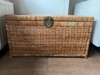 Grote rieten mand / opbergkist, Huis en Inrichting, Woonaccessoires | Kisten, Ophalen, Overige materialen, Gebruikt, 50 tot 100 cm