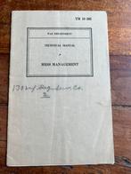 WO2 Amerikaans Mess veldkeuken rantsoen voorschrift 1940, Verzamelen, Amerika, Ophalen of Verzenden, Boek of Tijdschrift
