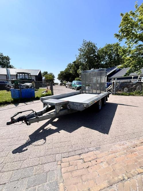 Hapert machinetransporter 3000KG uitvoering, Auto diversen, Aanhangers en Bagagewagens, Zo goed als nieuw, Ophalen