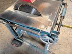 Stevige zaagtafel cirkelzaag op wielen – bouwzaagmachine, Doe-het-zelf en Verbouw, Gereedschap | Zaagmachines, Ophalen, Gebruikt