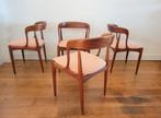 Vintage eetkamerstoelen No 16 van Johannes Andersen, Ophalen, Hout, Gebruikt, Bruin