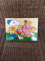 Simplex | Houten knopjes puzzel | Beren familie | 1960, Verzamelen, Ophalen of Verzenden, Zo goed als nieuw