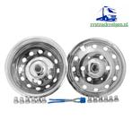 Ford Transit 16” rvs wieldoppen set voor dubbellucht velgen, Ford, Ophalen of Verzenden