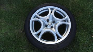 Alfa Romeo Mito alu velgen origineel, zomerbanden 17 inch beschikbaar voor biedingen