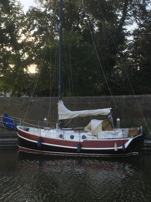 zeilkottertje, Watersport en Boten, Kajuitzeilboten en Zeiljachten, Gebruikt, Tourjacht of Cruiser, Staal, 6 tot 9 meter, Diesel