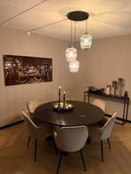 Ronde tafel eethoek met stoelen te koop, Huis en Inrichting, Ophalen, Gebruikt, 100 tot 150 cm, Rond