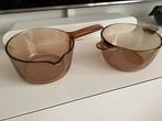 Corning ware Vision, Huis en Inrichting, Keuken | Potten en Pannen, Ophalen, Zo goed als nieuw, Rvs, Pannenset