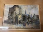 Middelhoek aquarel, Ophalen