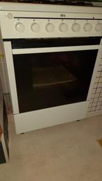 Aeg Gasfornuis met Oven - 4 Pitten - Goede Staat, Witgoed en Apparatuur, Fornuizen, Ophalen, Gebruikt, 4 kookzones, Gas