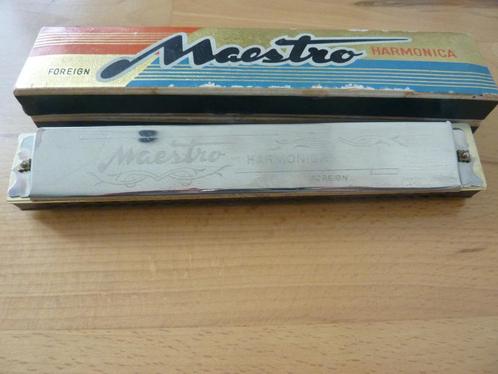 mondharmonica C Maestro Foreign harmonica gebruikt, doos, Muziek en Instrumenten, Blaasinstrumenten | Mondharmonica's, Gebruikt