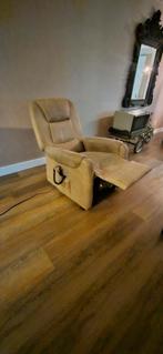 Relaxfauteuil sta op stoel luxe zeer netjes, Ophalen, Zo goed als nieuw, 75 tot 100 cm, 50 tot 75 cm