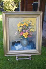 Jan van den Hurk, bloemstilleven, olieverf op linnen., Ophalen