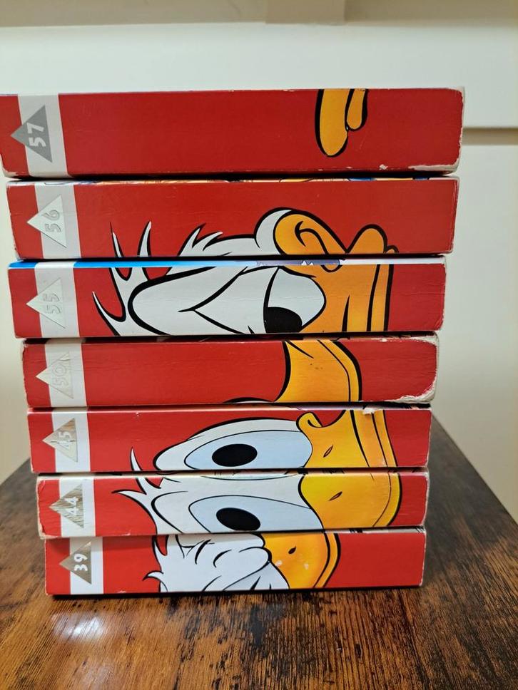 7x Donald Duck Dubbelpocket - Leuke Collectie!, Boeken, Stripboeken, Gelezen, Meerdere stripboeken, Ophalen of Verzenden