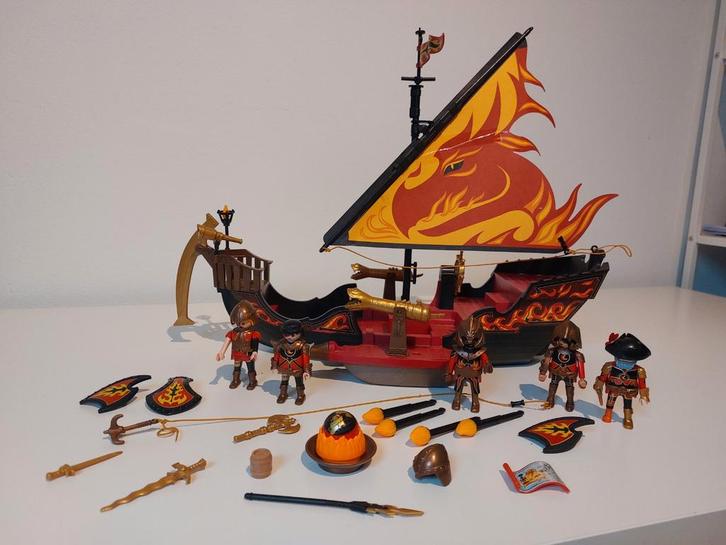 Playmobil Novelmore Piratenschip 70641 - Compleet, Kinderen en Baby's, Speelgoed | Playmobil, Gebruikt, Complete set, Ophalen