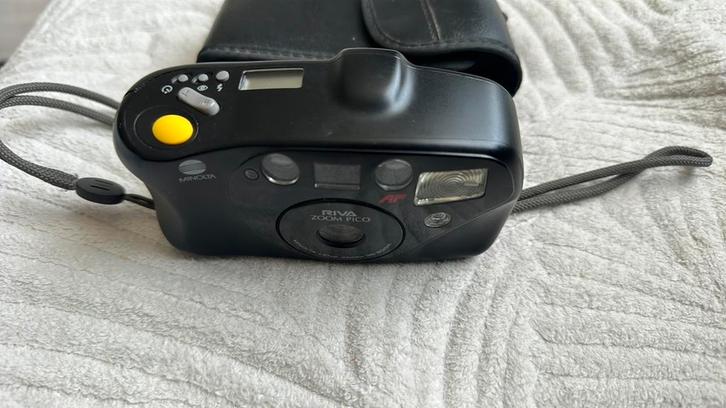 Fotocamera Minolta Riva Zoom Pico, Audio, Tv en Foto, Fotocamera's Analoog, Gebruikt, Spiegelreflex, Minolta, Ophalen