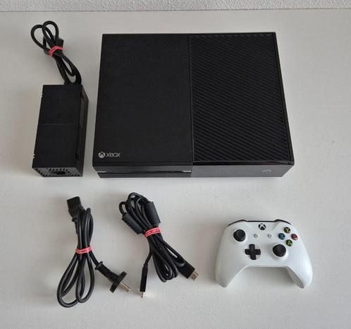Microsoft Xbox One Console 500GB + Controller, Spelcomputers en Games, Spelcomputers | Xbox One, Gebruikt, Xbox One, 500 GB, Met 1 controller