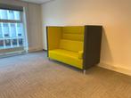 2x Akoestische treinbank Ahrend Loungescape - geel/antraciet, Huis en Inrichting, Ophalen, Gebruikt