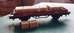 H0LK 1115 MÄRKLIN LAGE BORDWAGON MET PALLETS ZAKKEN 1/87, Hobby en Vrije tijd, Wisselstroom, Wagon, Ophalen of Verzenden, Zo goed als nieuw