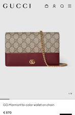 Gucci GG Marmont Wallet On Chain - Zo Goed Als Nieuw, Ophalen of Verzenden, Zo goed als nieuw, Bruin, Schoudertasje