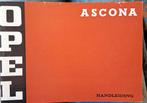 OPEL  ASCONA. HANDLEIDING, Ophalen of Verzenden