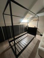 Hemelbed 90x200, Huis en Inrichting, Ophalen, 90 cm, Eenpersoons, Zwart